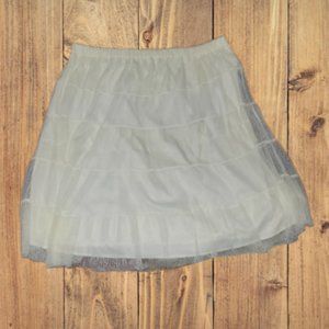 Ivory Lace skirt 2x
